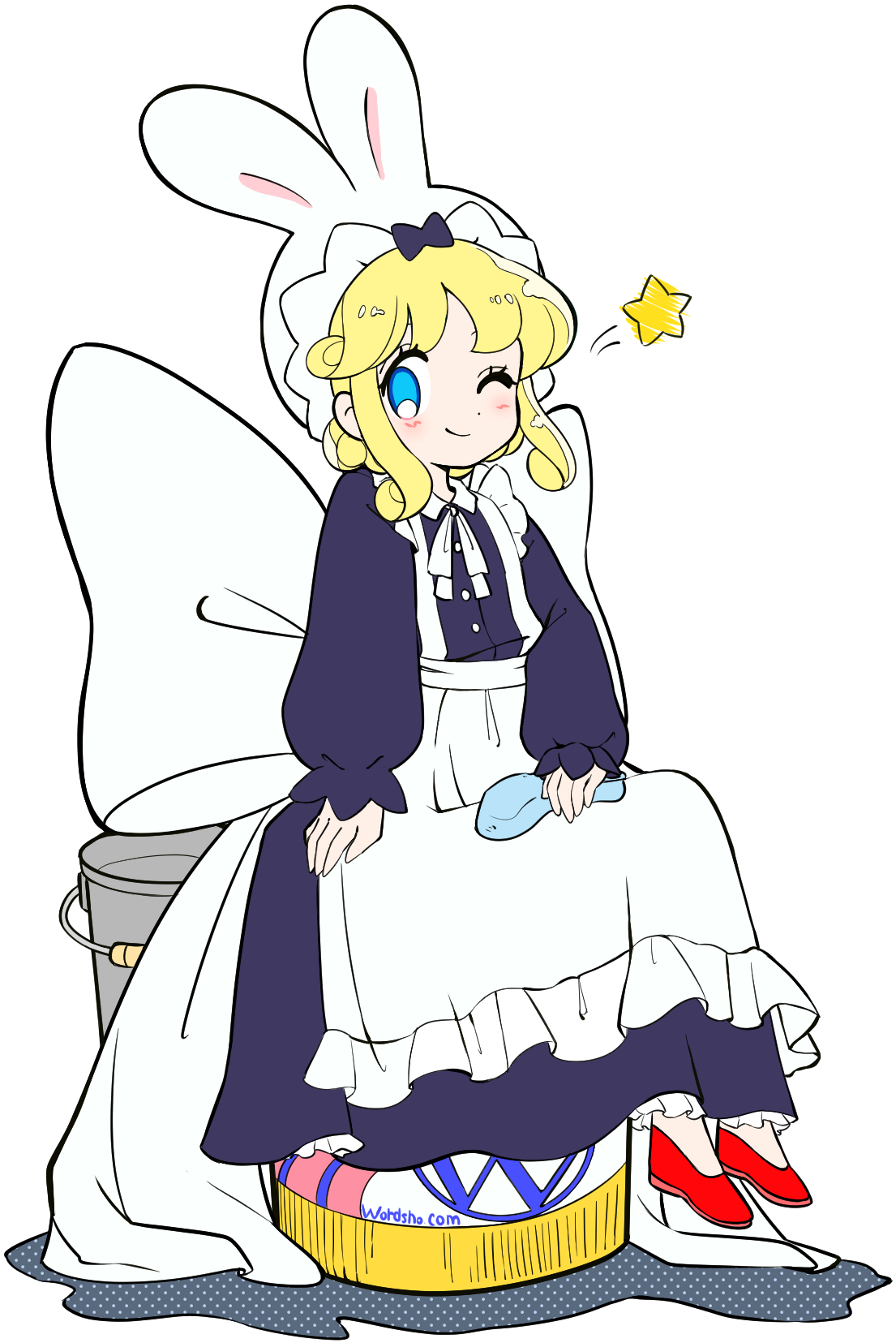 ワドしょ＋のマスコットキャラ